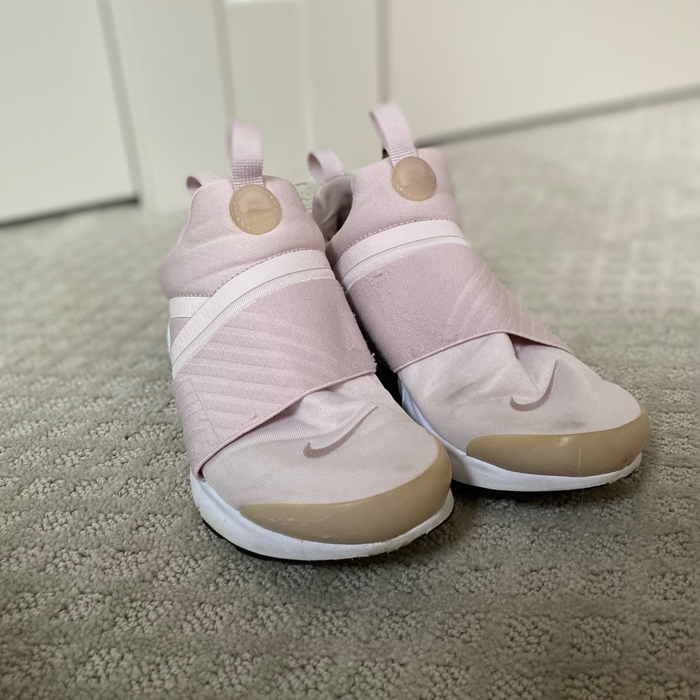 Pink Nike shoes